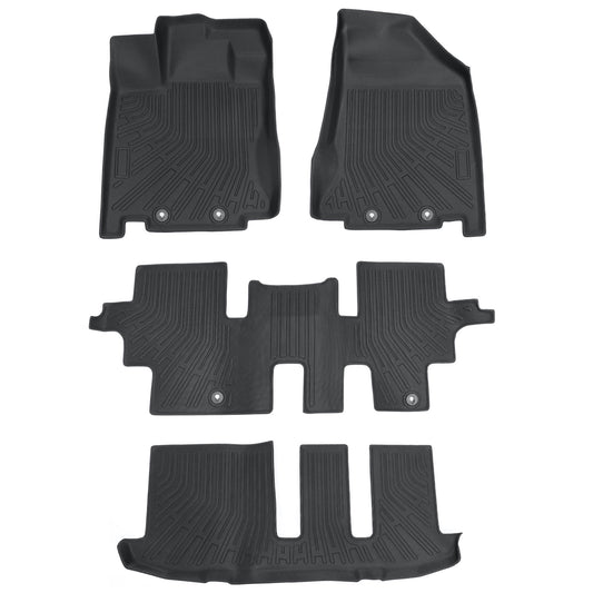 Floor Mats Liner TPE 4PCS For 2013-2020 Nissan Pathfinder 2014-20 Infiniti QX60