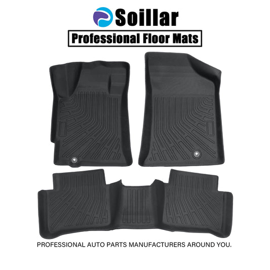 Floor Mats Liner For 2007-2012 Nissan Altima Sedan 4-Door Front-Rear All Weather