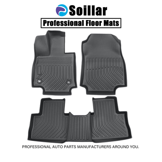Floor Mats Liners 3D TPE For 2019-2024 Toyota RAV4 (Not For Hybrid or Prime)