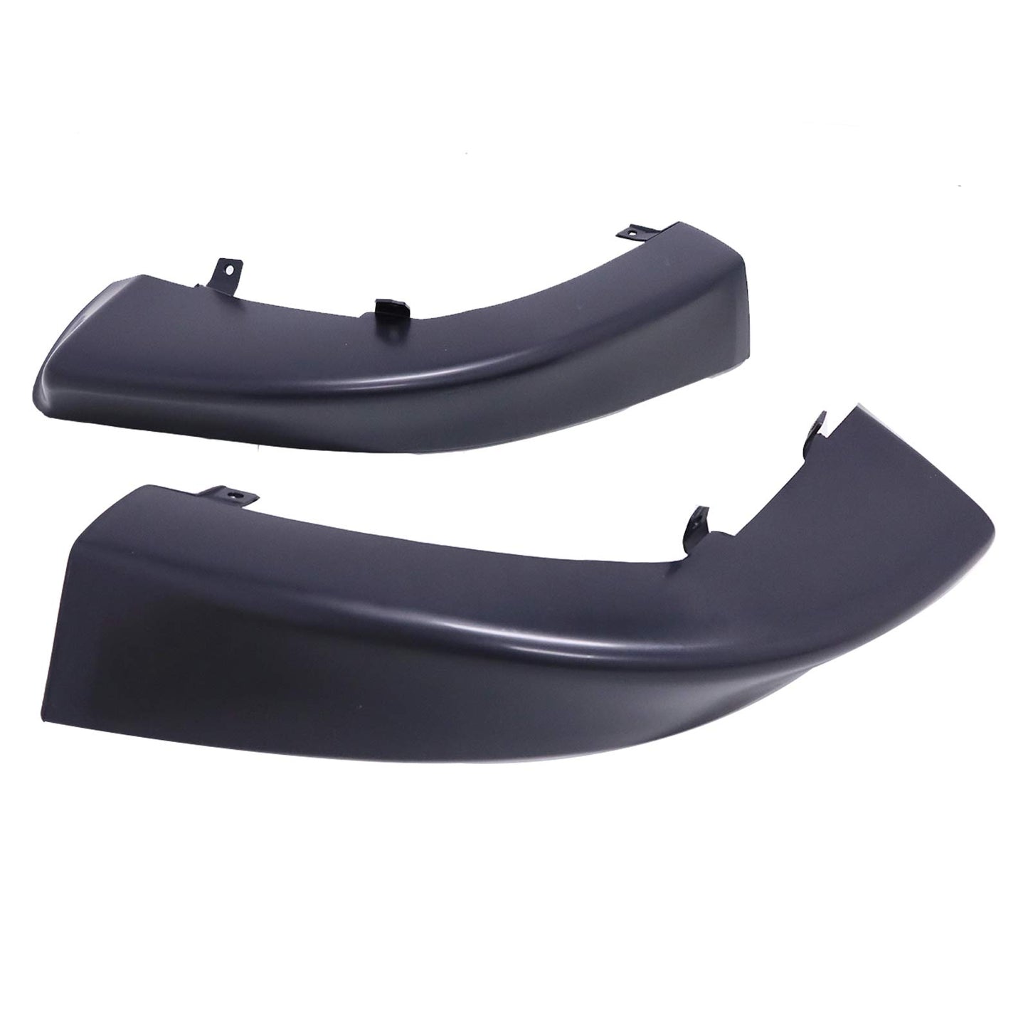 2x Valance Black Front Driver & Passenger Side For 2008-2015 Mitsubishi Lancer 6512A163WA 6512A164XA 6512A164WA