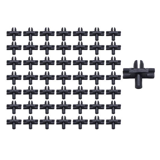 For BMW E10 1602 2002 2002tii Nylon Body Side Moulding Retainer Clips 50x 6.3mm