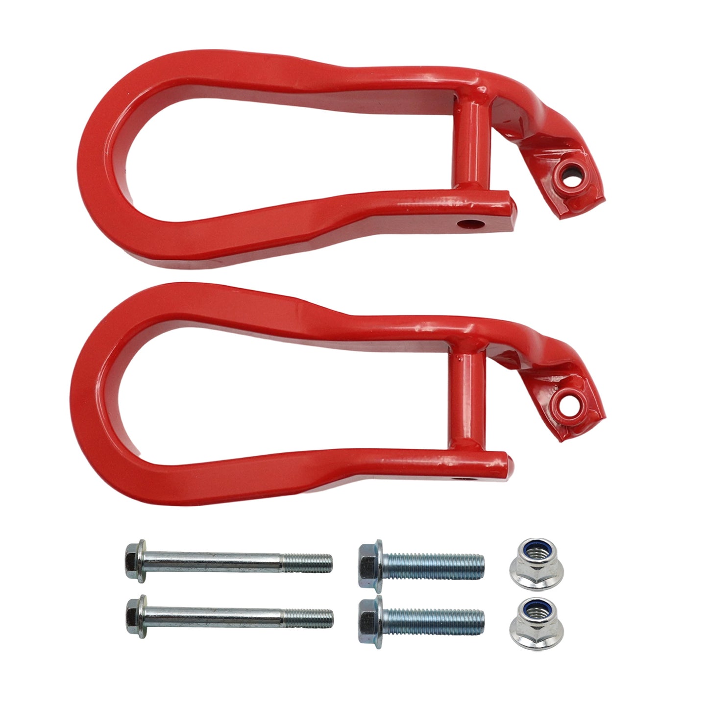 2pcs Chrome Tow Hooks for 15-19 Silverado Sierra 2500HD & 3500HD 84072464 USA