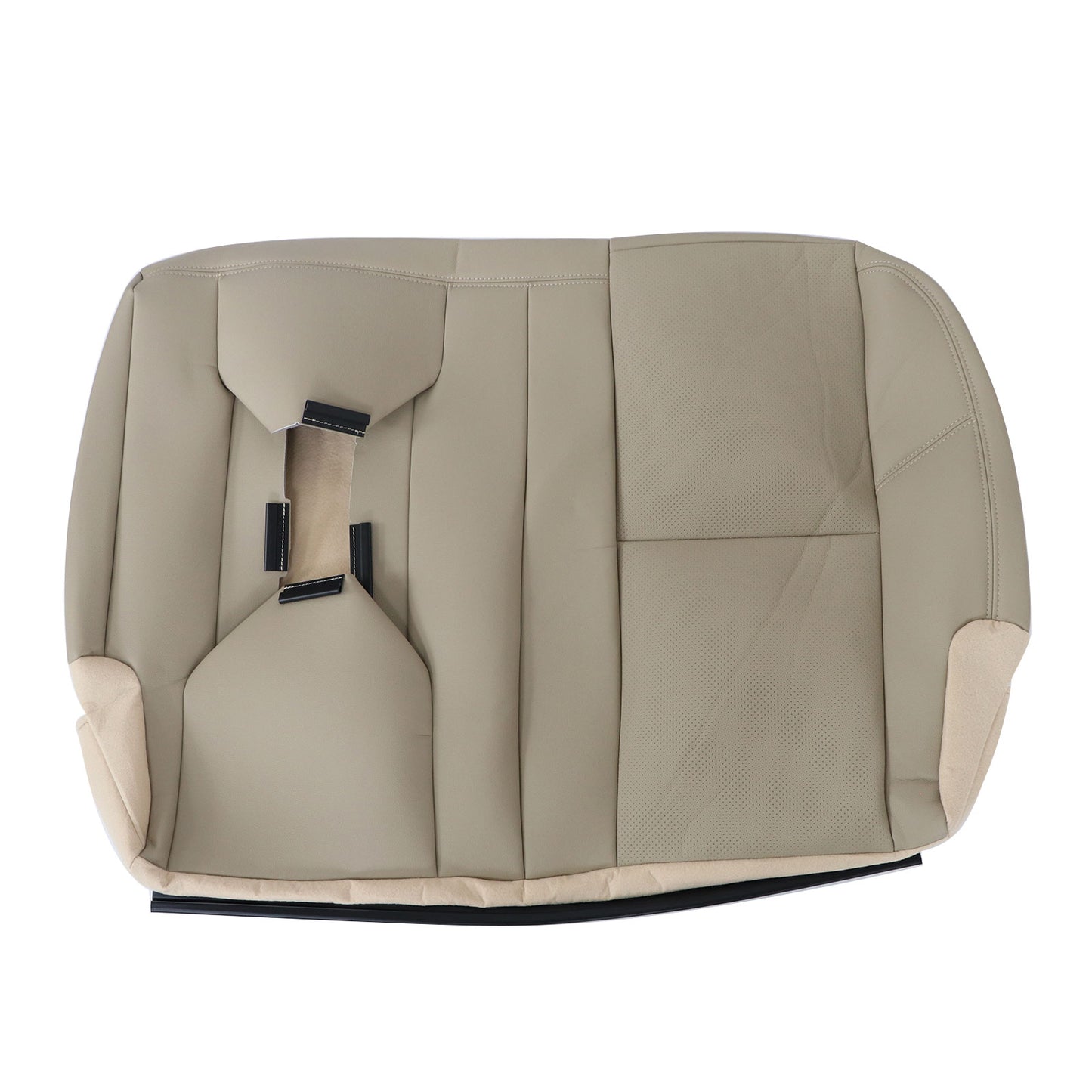 Perforated Full 2nd Row Bench Seat Cover Tan For 2009-2014 Cadillac Escalade US