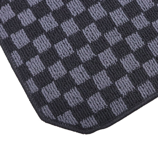 Checkered Flag Carpet Floor Mats For 2014-2021 BMW F22 2 Series F87 M2 Anti-Slip