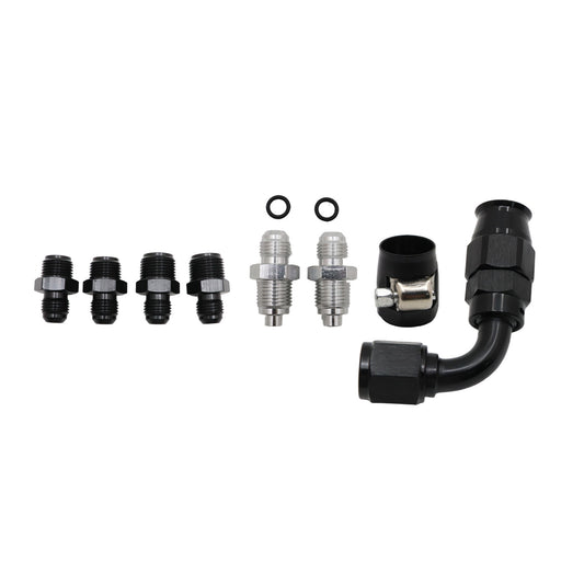 6AN Power Steering Pump Hose Kit Pressure Return Line Universal For GM LS Swap