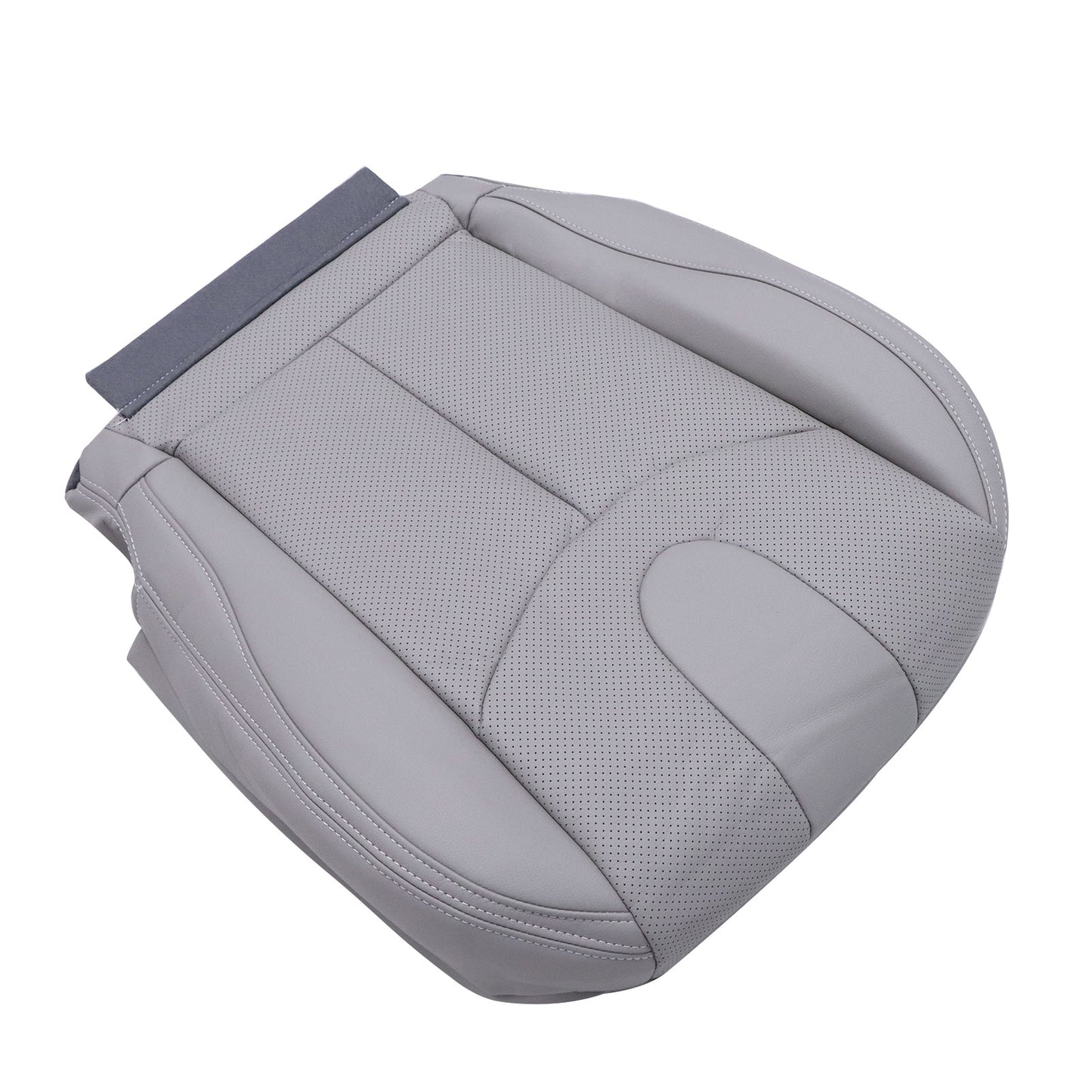 For 2009-2013 Infiniti G37 Convertible Driver Bottom Perforated Seat Cover Gray