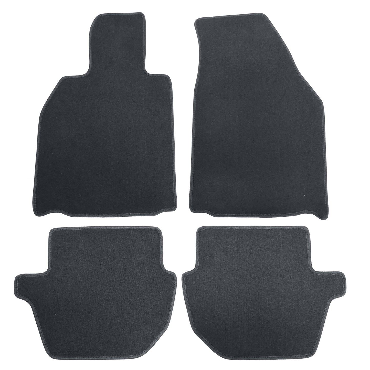 For 1997-2006 Porsche 911 996 Front & Rear Floor Mats Carpet Velour Replacement