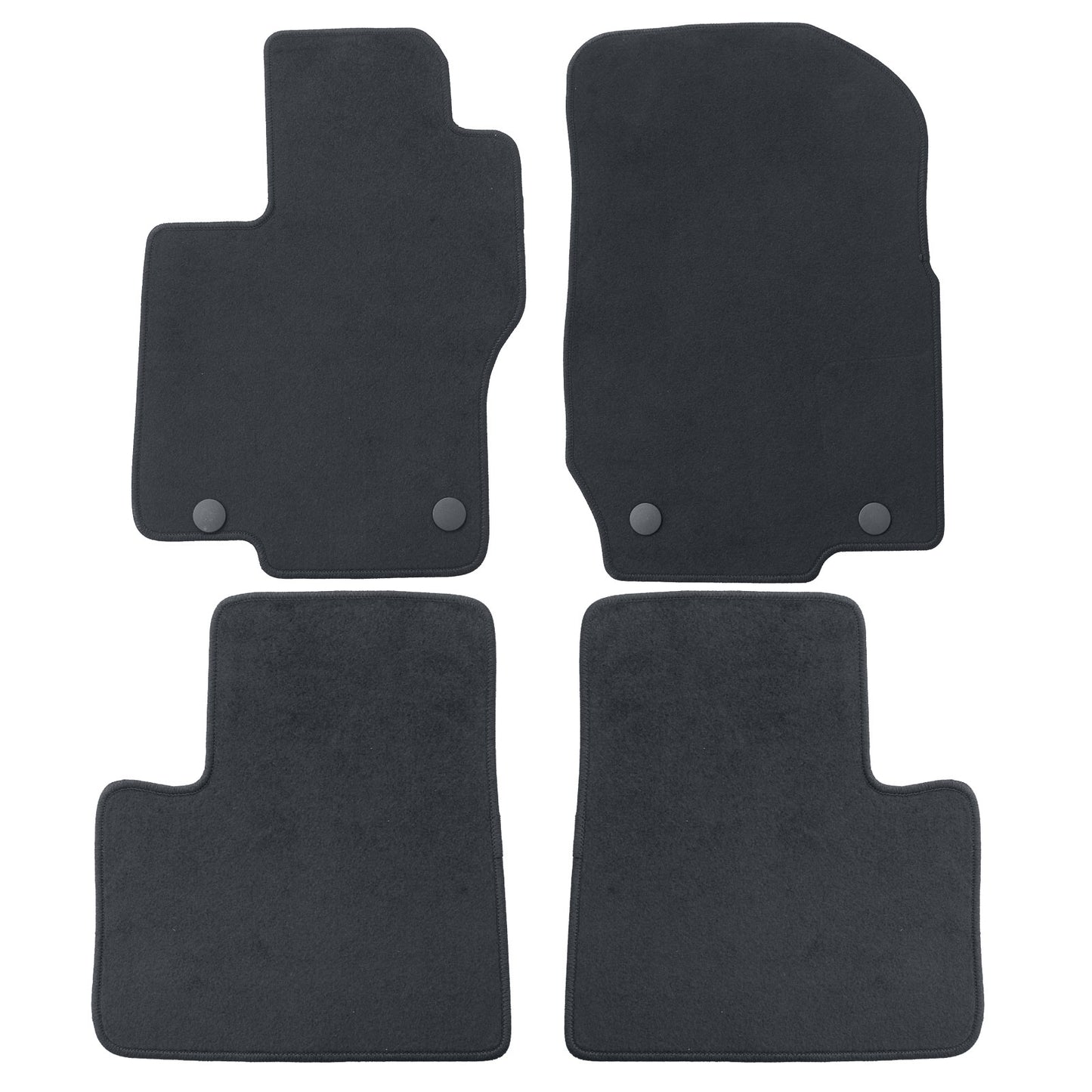 New Floor Mats Carpet Velour For 2010 2011 Mercedes-Benz M-Class ML W164 2 Rows