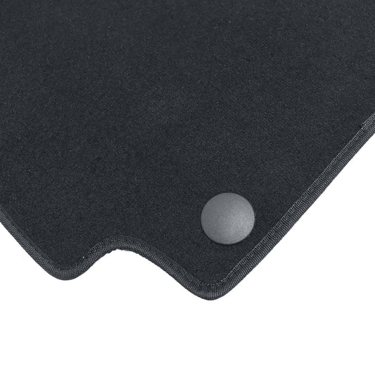 New For 2021-2025 Kia Seltos Front & Rear Velour Floor Mats Carpet Black 4PCS