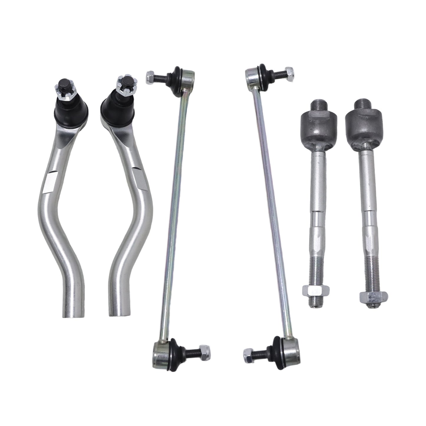 Front Lower Control Arms w/Ball Joints Tie Rod Ends For Honda Civic 2016-2019