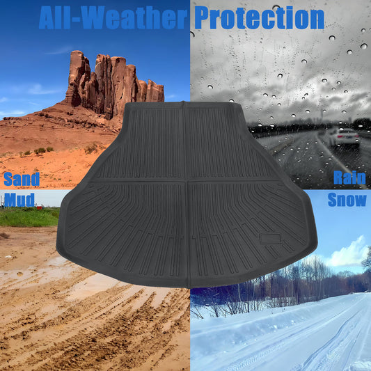 TPE Rear Cargo Trunk Liner Cover Floor Mat For 2013-2017 Honda Accord Waterproof