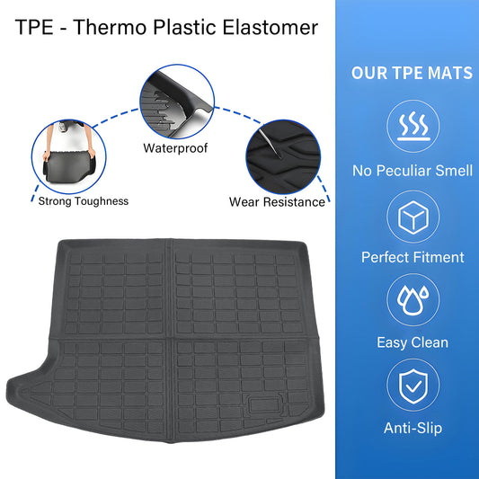 TPE Cargo Trunk Liner Cover Floor Mat For 2020-2025 Buick Encore GX Waterproof