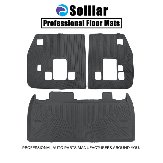 TPE Fits 2022 2023 Kia Carnival MPV 8-Seats Backrest Mats+Trunk Cargo Liners 3X
