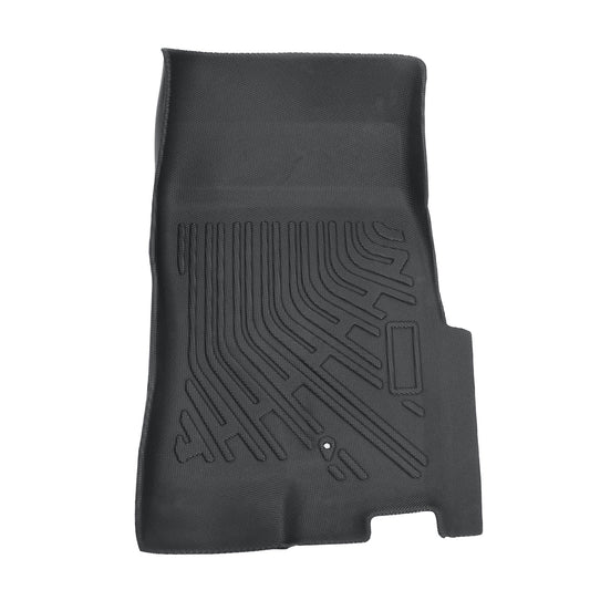 Floor Mats Liner For 2008-2021 Nissan Frontier Crew Cab 4-Door Front-Rear Black