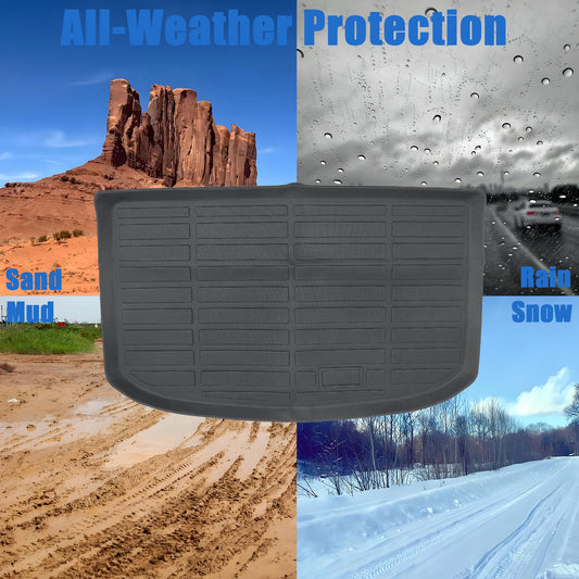 TPE Rear Cargo Trunk Liner Cover Floor Mat Fits 2014-2019 Kia Soul Waterproof