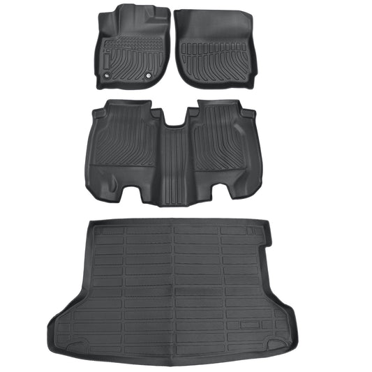 4x TPE Floor Mats Liners+Trunk Cargo Liner For 2016-2022 Honda HR-V AWD Weather