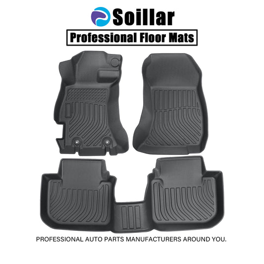 Floor Mats Liners TPE For 2013-2017 Subaru Crosstrek XV Crosstrek 12-16 Impreza