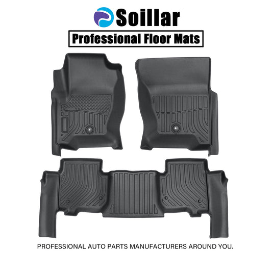 Floor Mats Liner For 2010-2016 Land Rover LR4 Discover 4 4-Door All Weather TPE