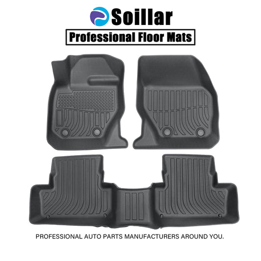 TPE All-Weather Floor Mats Liner 3D Model Front & Rear For 2010-2017 Volvo XC60