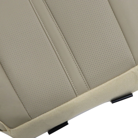 2015-2017 For Lincoln Navigator Driver Bottom Perforated Leather Seat Cover Tan