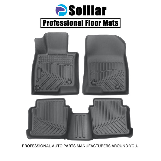 2 Row Floor Mats Liner For 2014-2021 Mazda 6 4-Door Front & Rear All Weather TPE