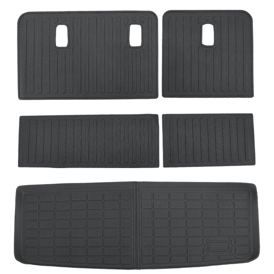 For 2025 Nissan Armada / Infiniti QX80 TPE Backrest Mats & Trunk Cargo Liners 3D