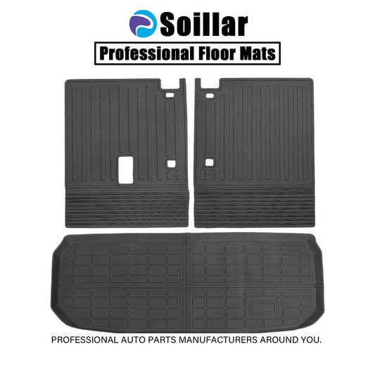 Trunk Cargo Liner 3D For 2014-2021 Infiniti QX60/2013-2020 Nissan Pathfinder TPE
