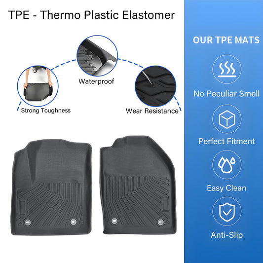 Fits 2010 2011 2012 2013 Transit Connect TPE Front Floor Mats Liner Protection