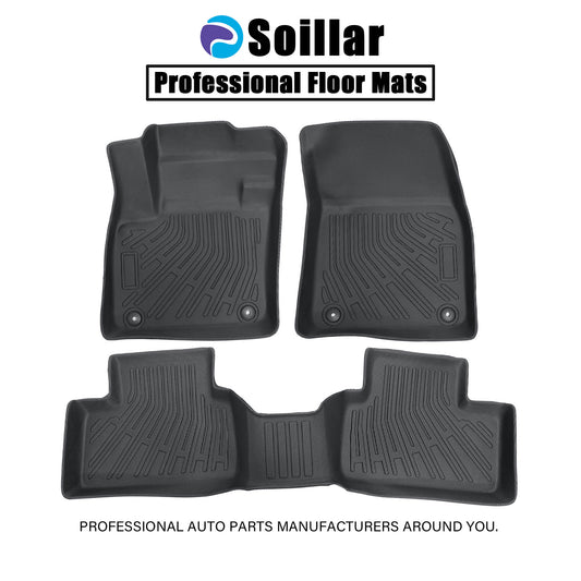 3D Floor Mats Liner For 2019-2025 Volvo XC40 4-Door Front-Rear All Weather TPE