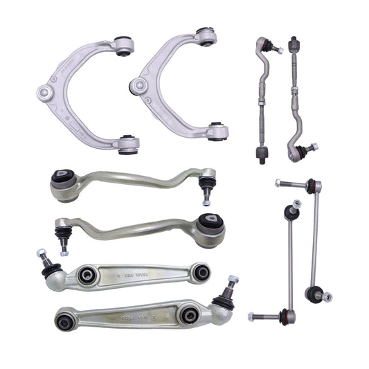10* Front Suspension Control Arms & Ball Joint Sway Link Tie Rod Fits BMW X6 M