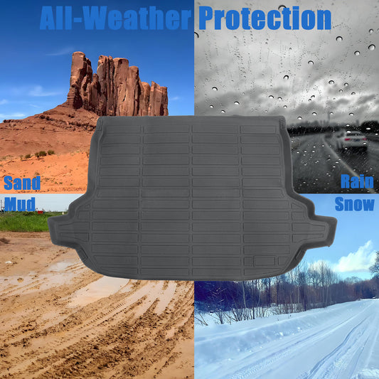 TPE Rear Cargo Trunk Liner 3D Floor Mat For 2014-2018 Subaru Forester Waterproof