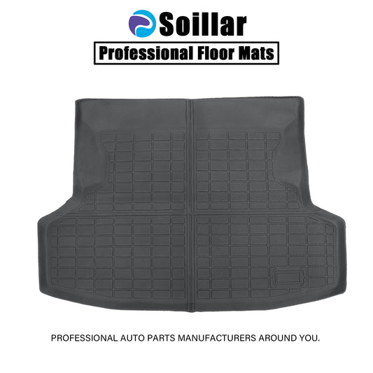 TPE Rear Trunk Cargo Liners Floor Mat For 2022 2023 Subaru WRX Waterproof Black