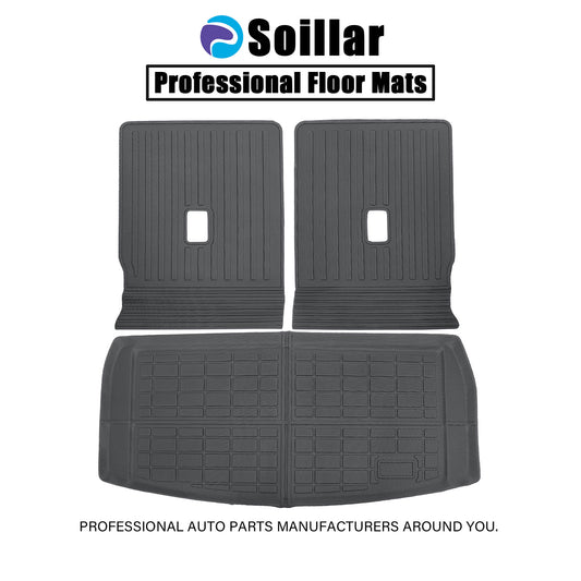 For 2020-2025 Lincoln Aviator 4-Door Backrest Mats & Trunk Cargo Liners TPE New