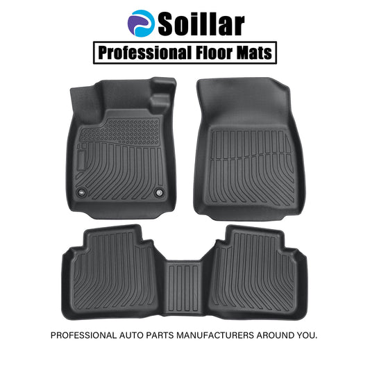 Floor Mats Liner For 2023-2025 Honda Accord 4-Door Front-Rear All Weather TPE