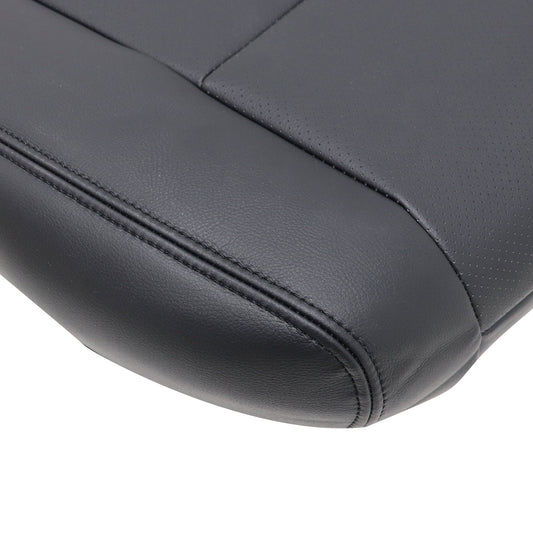 Fits 2017-2020 Nissan Rogue Passenger Side Bottom Perf Leather Seat Cover Black