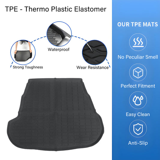 3D TPE Trunk Cargo Liner Fits 2013 2014 2015 Kia Optima All Weather Anti-Slip
