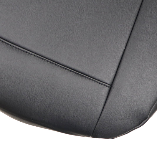 For 1998 1999-2005 BMW 3 Series E46 Front Driver Bottom Leather Seat Cover Black