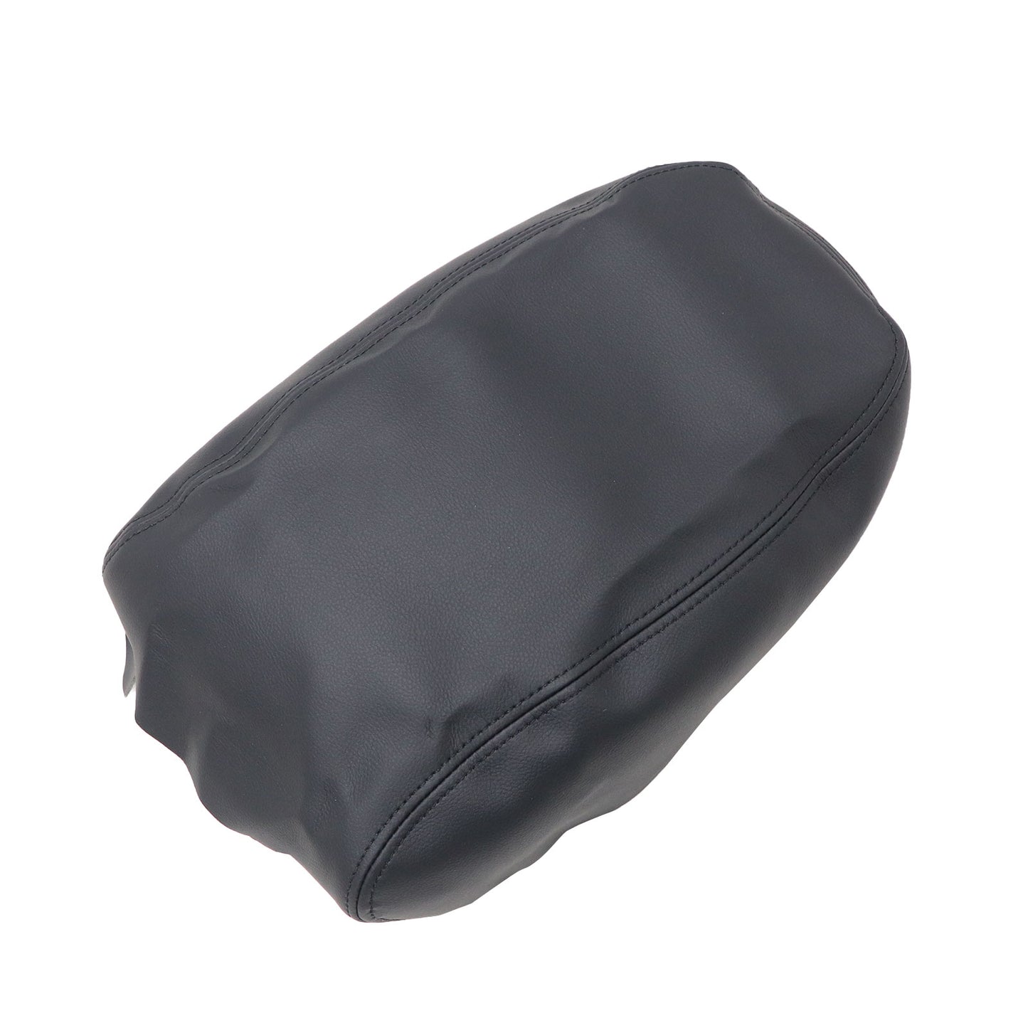 Black Center Console Lid Armrest Cover Leather For 2011-2018 Chrysler 300