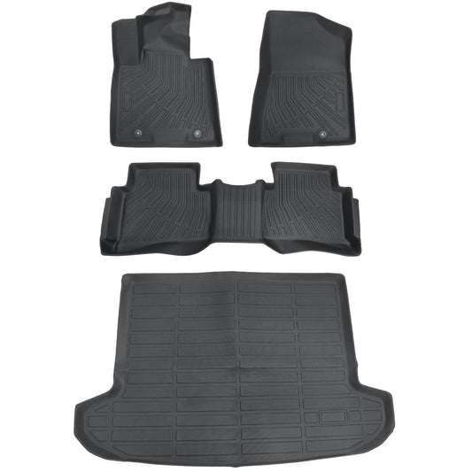 TPE Floor Mats Liners+Trunk Cargo Liner For 2016-2021 Hyundai Tucson All Weather