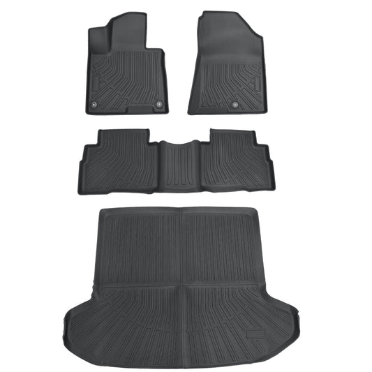 TPE Floor Mats+Trunk Cargo Liner Set of 4 For 2023-2025 Kia Sportage Non-Hybrid