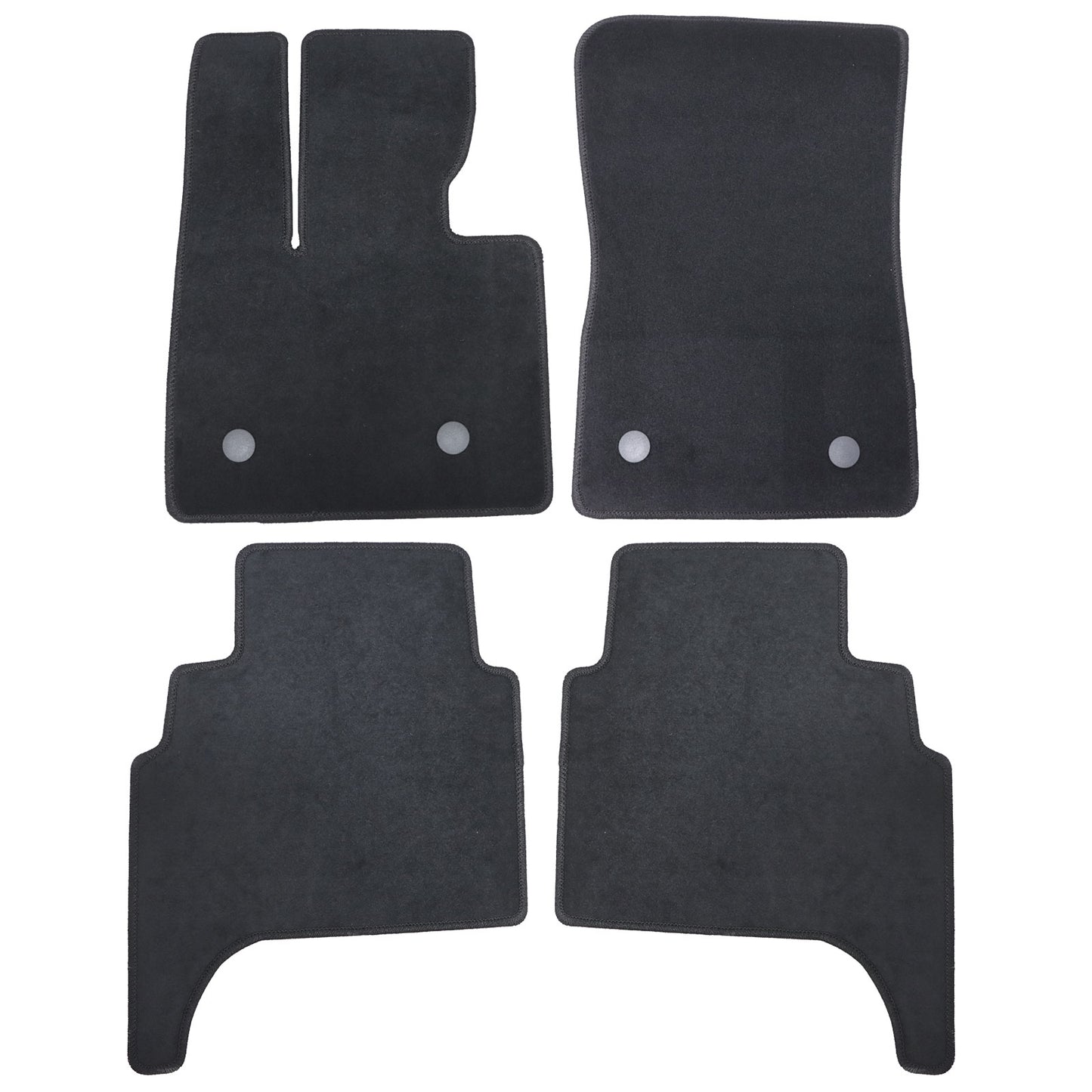 Velour Floor Mats Carpet Fits 2019-2026 Mercedes-Benz W465 W463A G Class Black