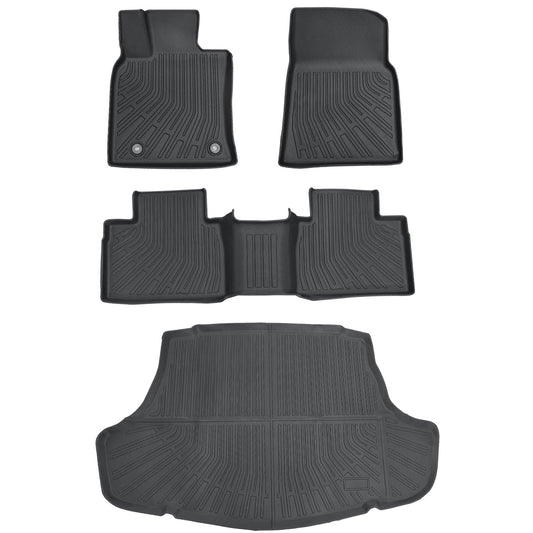 For 2025 Toyota Camry Gas Hybrid TPE Floor Mats & Cargo Trunk Liner Waterproof