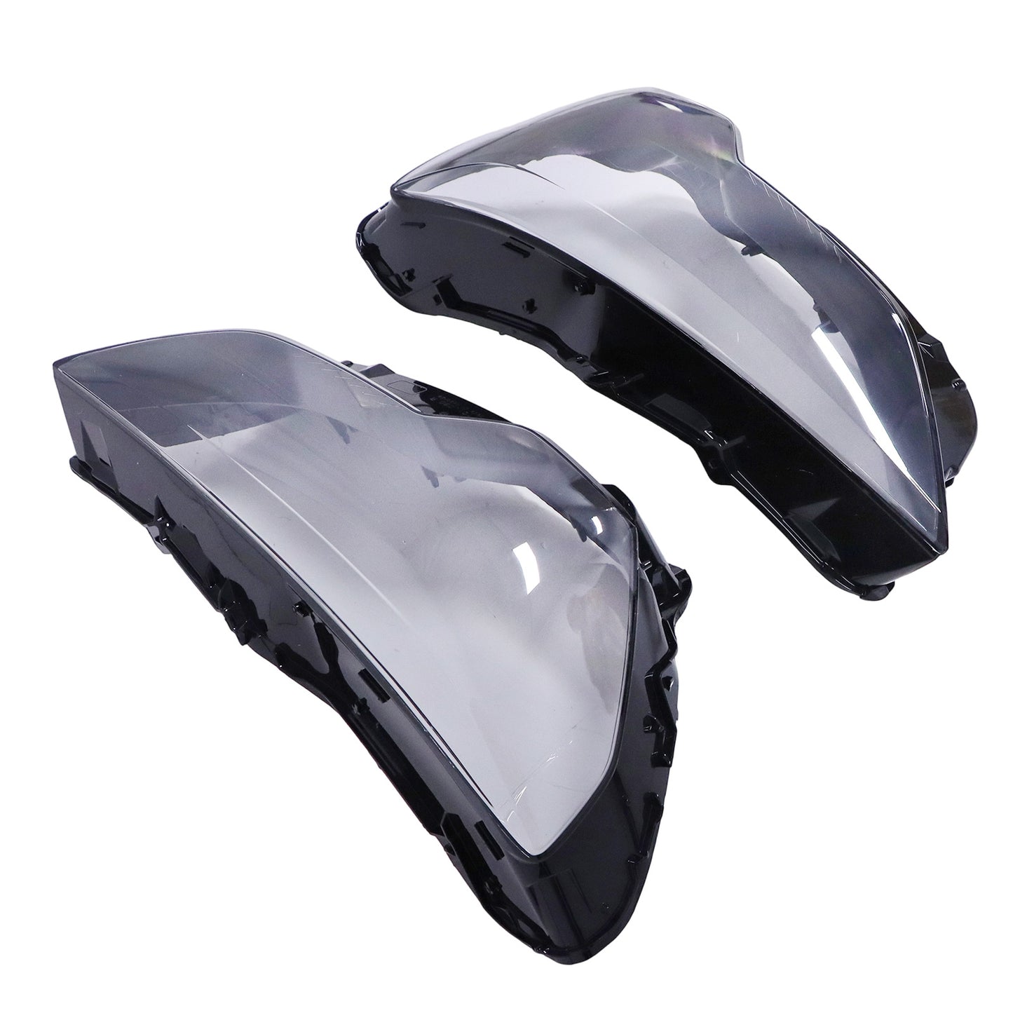 Left+Right Clear Headlight Lens Lamp Cover For 2019-2023 Audi Q3 Headlight Shell
