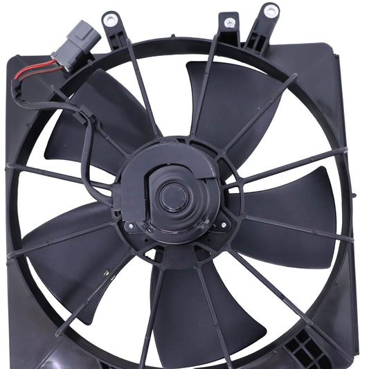 New 2PCS AC Condenser Cooling Fan Left & Right For Honda Civic 2001-2005