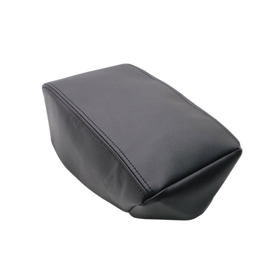 Black Leather Center Console Lid Armrest Cover For Subaru Forester 2019 2020-24