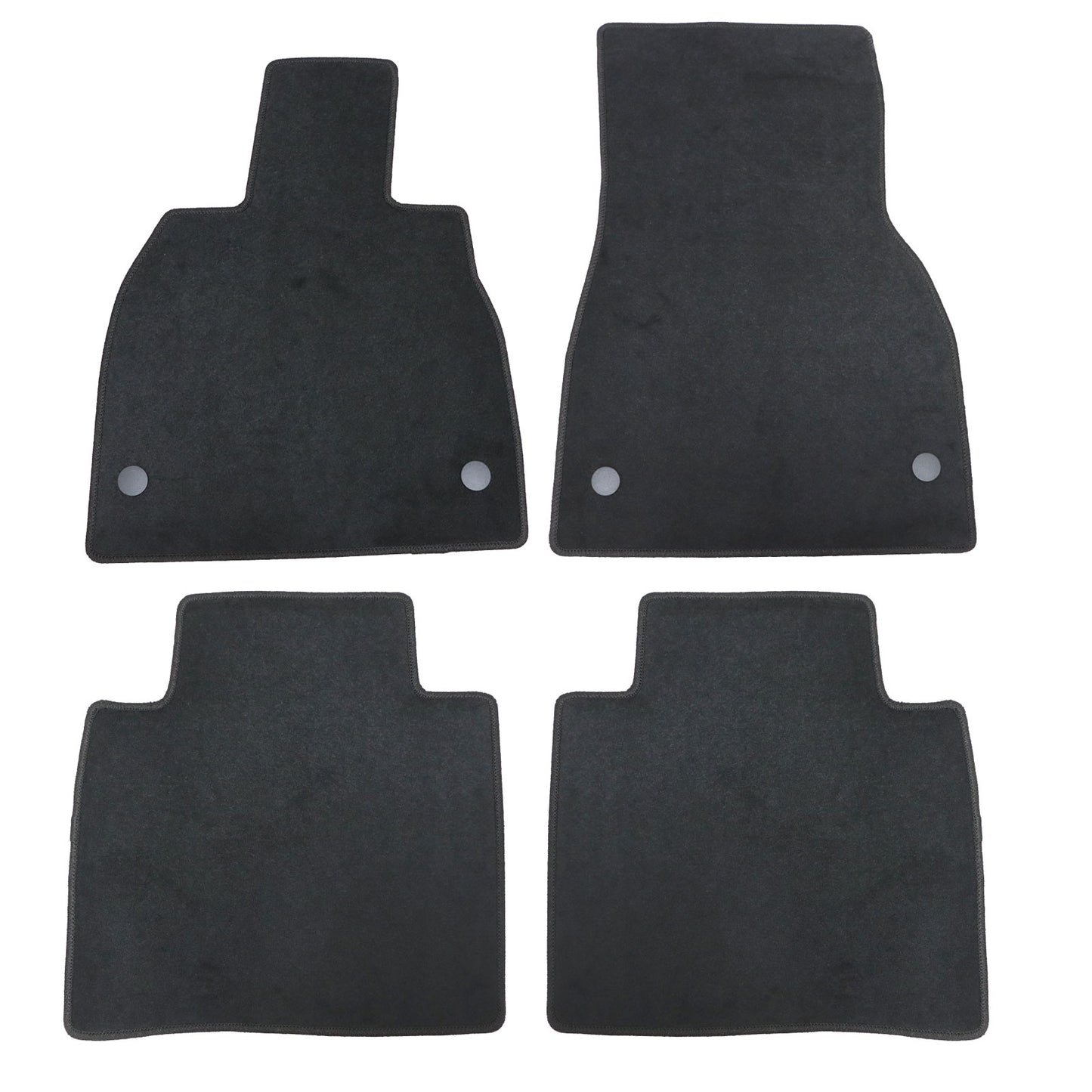 4x For Mercedes-Benz EQS Sedan V297 2022-2025 Floor Mats Carpet Velour Black New