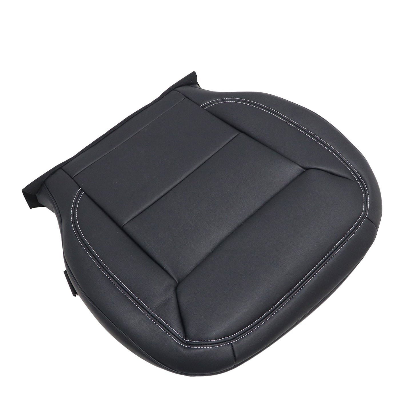 2020-2024 For Ford Explorer Driver Bottom Replacement Leather Seat Cover Black
