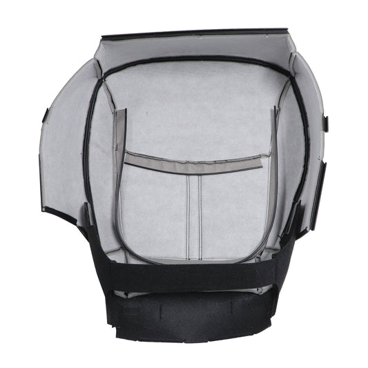 For 2011-2012 Kia Sorento Front Passenger Bottom Perf Leather Seat Cover Black