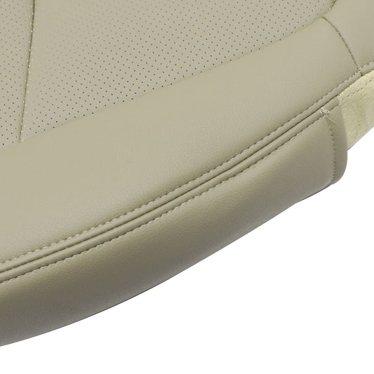 For 2011 2012 Kia Sorento Passenger Side Bottom Perf Leather Seat Cover Beige