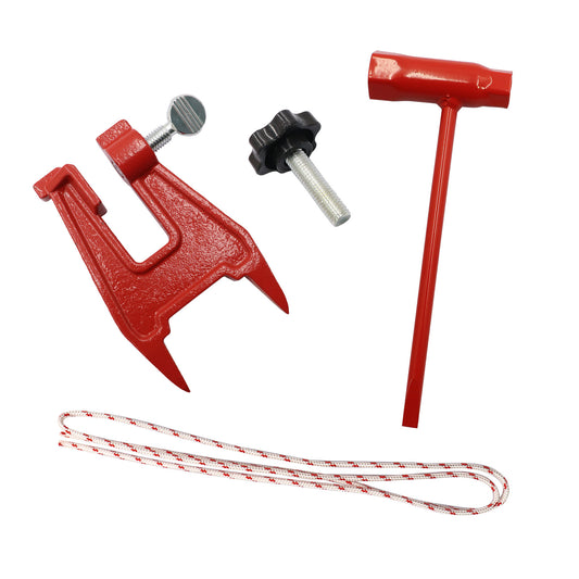 For Oregon 26368A Chainsaw Stump Vise Filing Vise Upgraded Big Knob Stump Vise